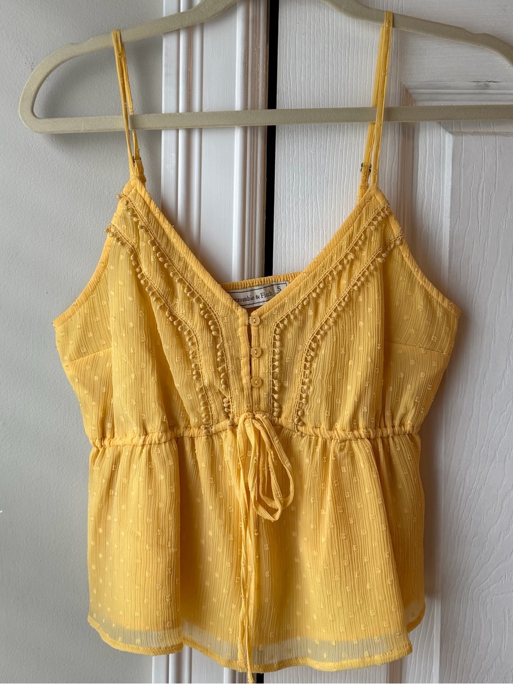 Abercrombie & Fitch yellow top